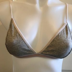 Garage Grey Adjustable Straps Bra